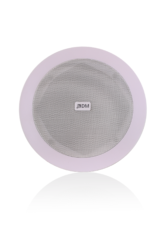 Commercial flush-mount ceiling speaker, front view